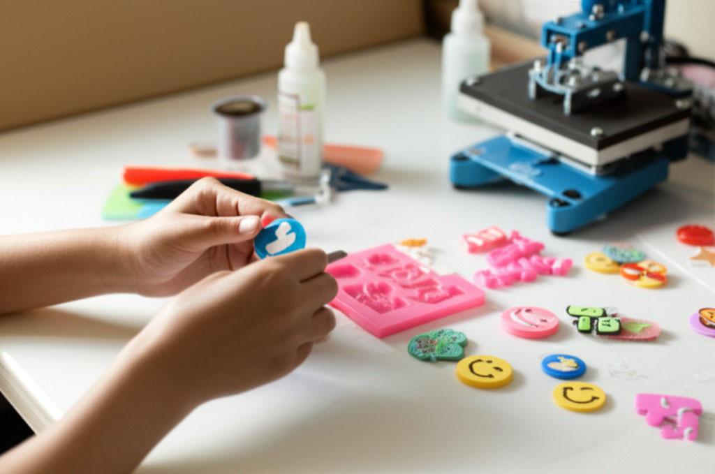 how to make PVC shoe charms?