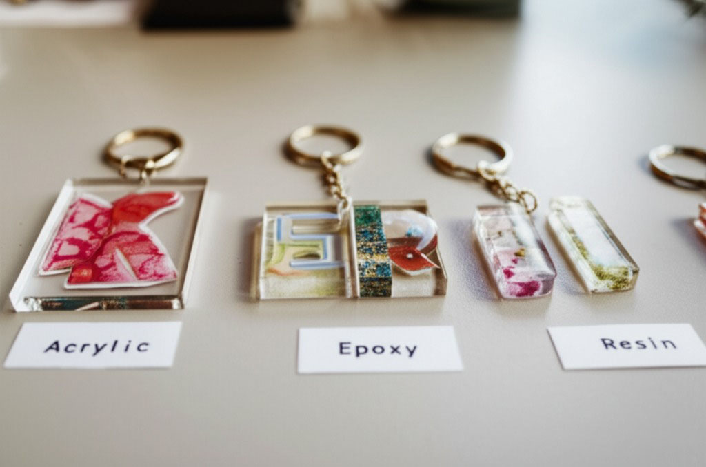 Acrylic vs. Epoxy Keychains
