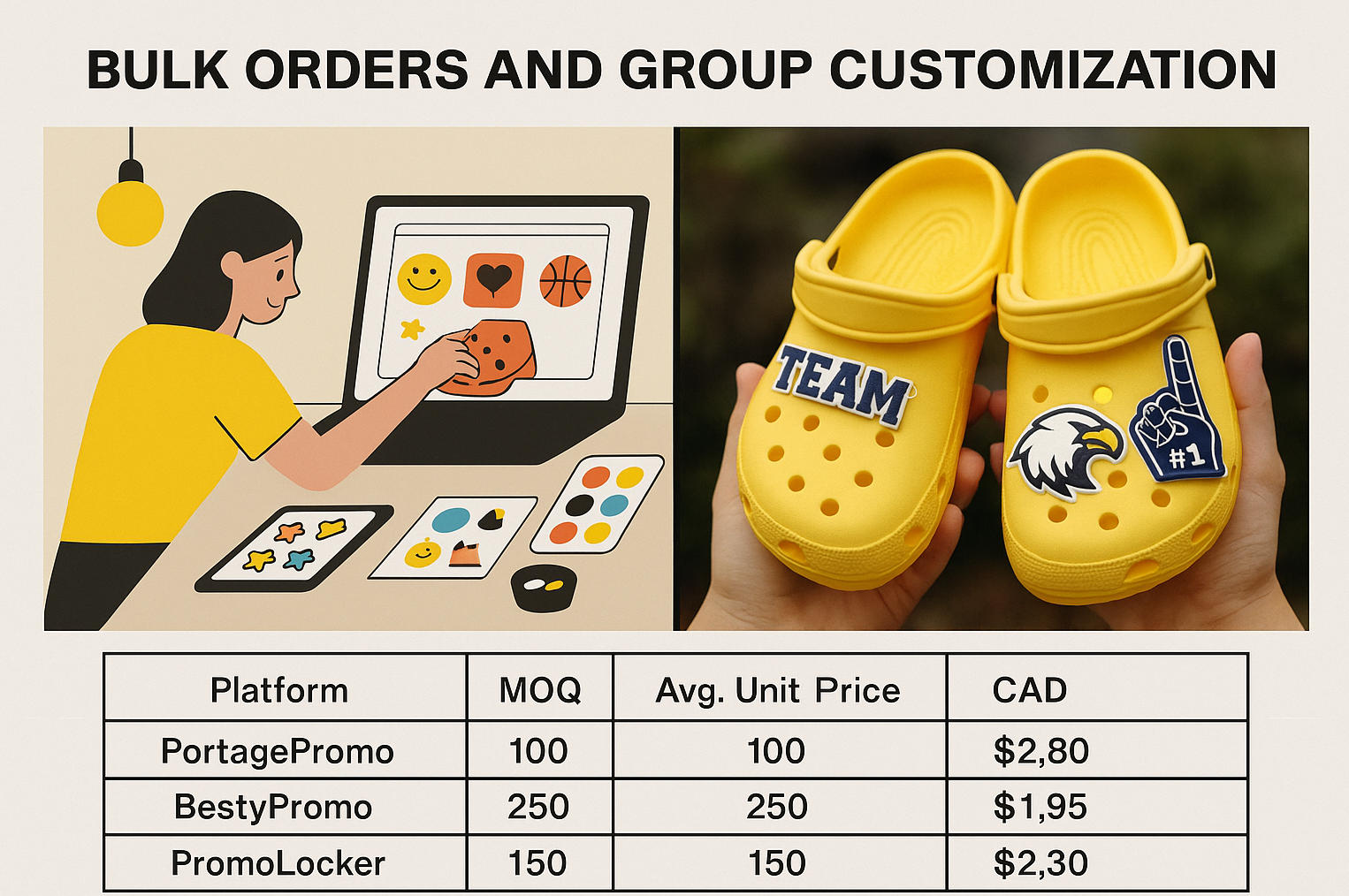 Bulk Orders and Group Customization