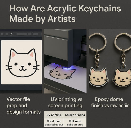 How Are Acrylic Keychains Made by Artists?