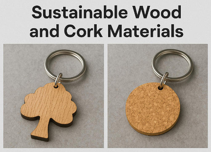 Sustainable wood and cork materials