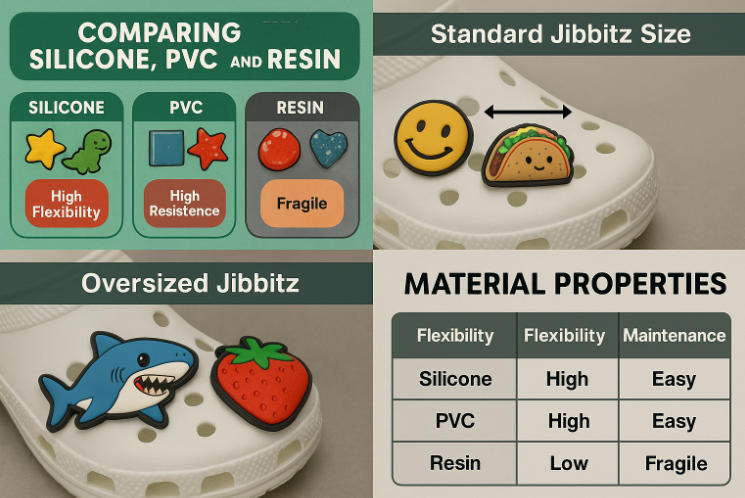 Materials and Sizes Guide