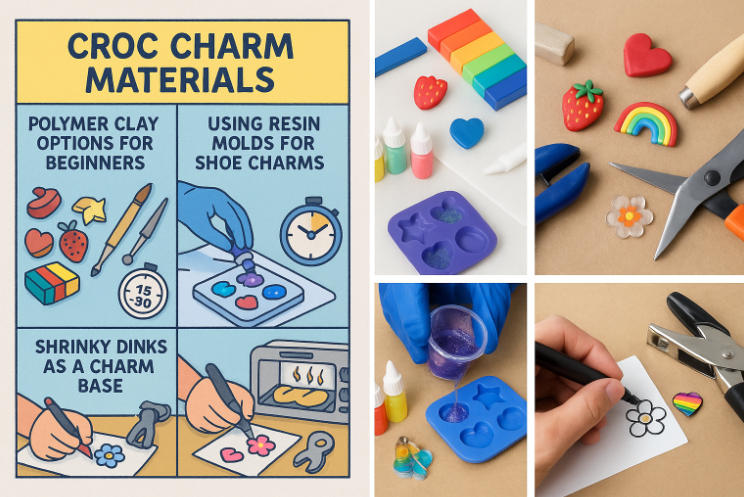 Croc Charm Materials