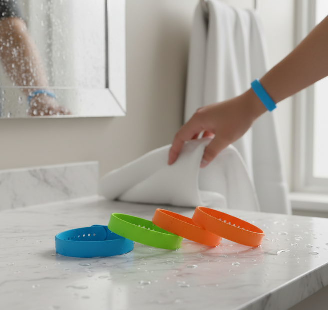 Shower-Friendly Wristbands That Last