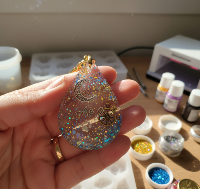 What Makes Glitter Resin Keychains So Popular