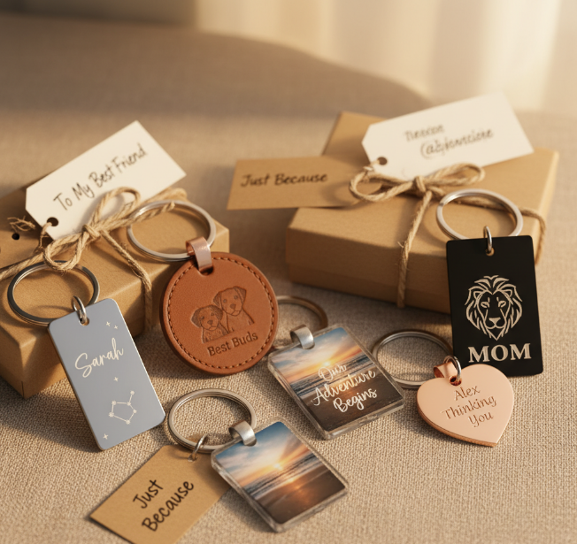 Best Custom Keychain Gifts for Friends and Family