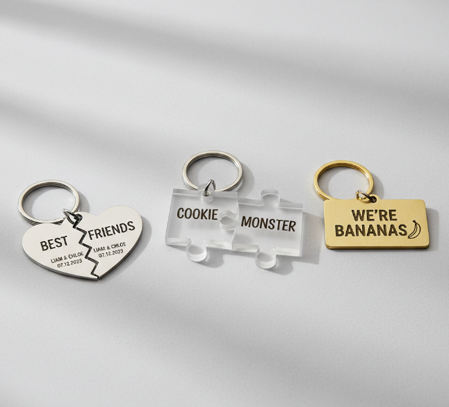 Best friend keychain gift options