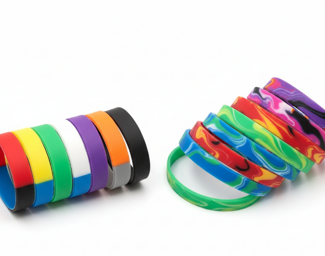 Segmented and swirl colour variations