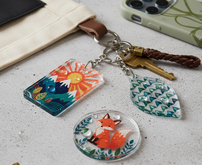 Acrylic keychain material advantages
