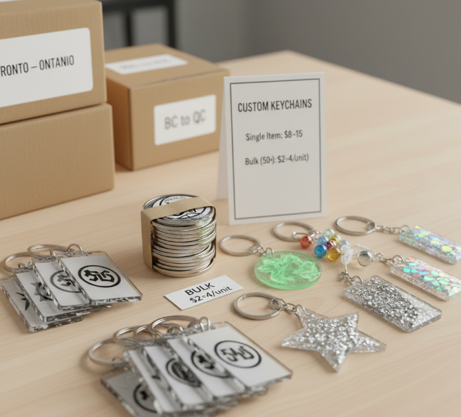 How much do custom keychains cost