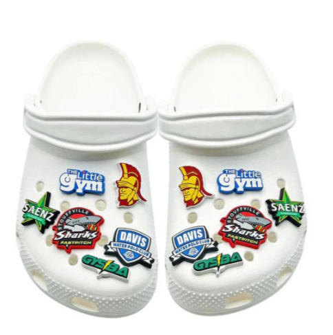 Custom Logo Rubber Clog Charms | Promotional Shoe Accessories Canada