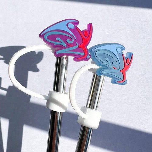 Custom UV Colour-Changing Straw Caps – Logo Printed Canada