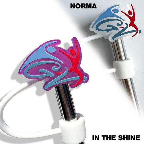 Personalized UV Straw Toppers – Sunlight Colour-Changing Caps