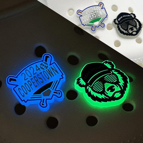 Glow-in-the-Dark Clog Charms with Logo – Custom from 20 Units | From CA$99